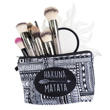 Multicolor Pattern Cosmetics Pouch