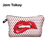 Multicolor Pattern Cosmetics Pouch
