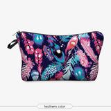 Multicolor Pattern Cosmetics Pouch