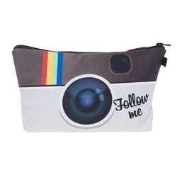 Multicolor Pattern Cosmetics Pouch