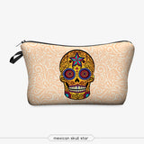 Multicolor Pattern Cosmetics Pouch