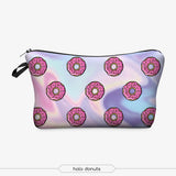 Multicolor Pattern Cosmetics Pouch