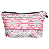 Multicolor Pattern Cosmetics Pouch