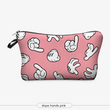 Multicolor Pattern Cosmetics Pouch