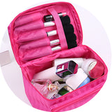 Striped Pattern Beauty Bag