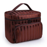 Striped Pattern Beauty Bag