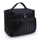 Striped Pattern Beauty Bag