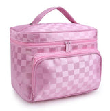 Striped Pattern Beauty Bag