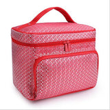 Striped Pattern Beauty Bag