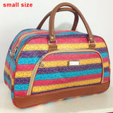 Leather Waterproof Print Luggage
