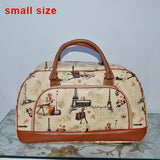 Leather Waterproof Print Luggage