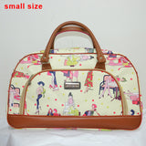 Leather Waterproof Print Luggage