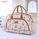 Leather Waterproof Print Luggage
