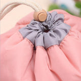 Barrel Shaped Cosmetic Bag