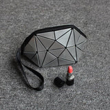 Geometric Zipper Cosmetic Bag
