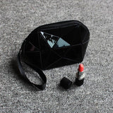 Geometric Zipper Cosmetic Bag