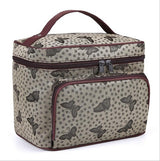 Striped Pattern Beauty Bag
