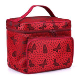 Striped Pattern Beauty Bag