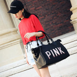 Pink Sequins Duffle Bag