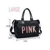 Pink Sequins Duffle Bag