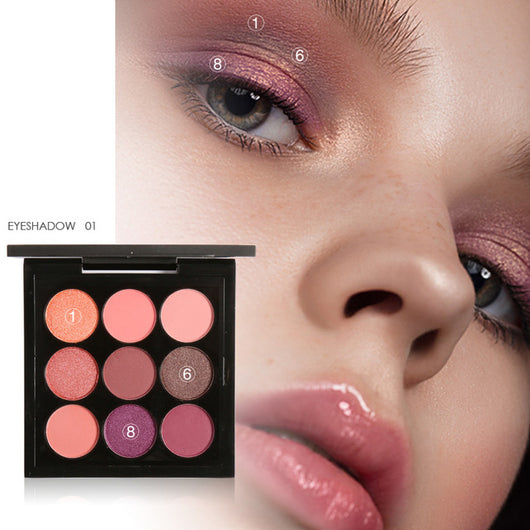Earth Tone Shimmer Eyeshadow Palette