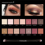 Matte Eyeshadow Palette with Brush