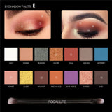 Matte Eyeshadow Palette with Brush