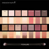 Matte Eyeshadow Palette with Brush
