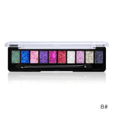 Glitter Matte Eyeshadow Makeup
