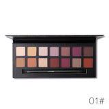 Natural  Matte Eye Shadow with Brush