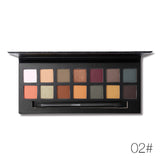 Natural  Matte Eye Shadow with Brush